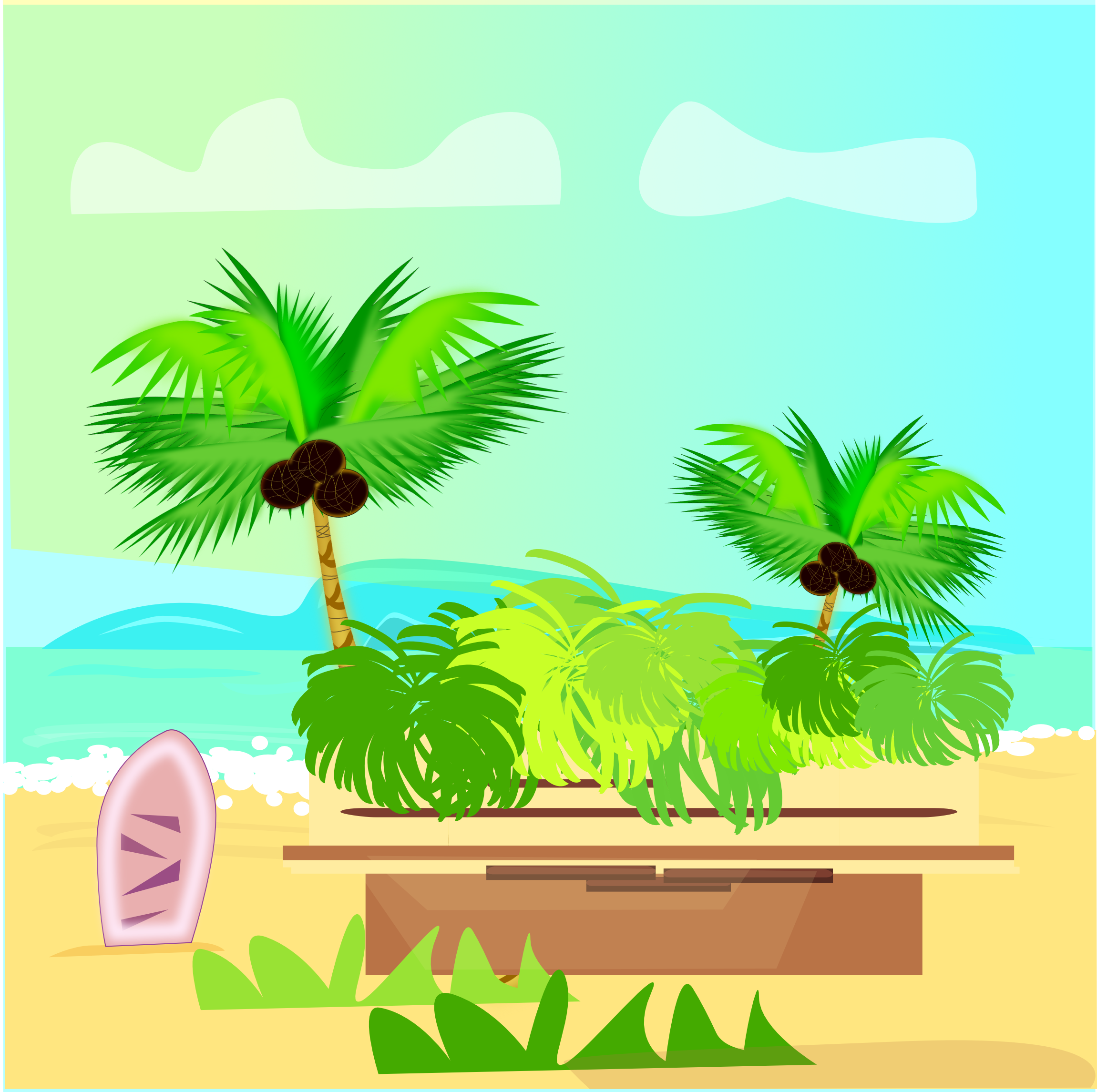 Summer - Sea Beach Clipart