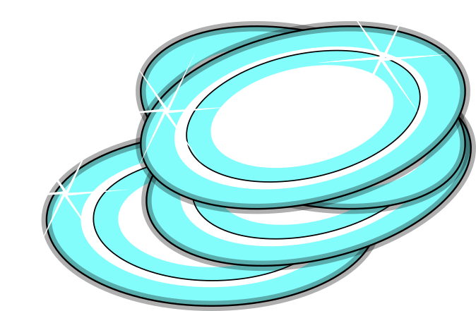 Clean Dishes - Clipart