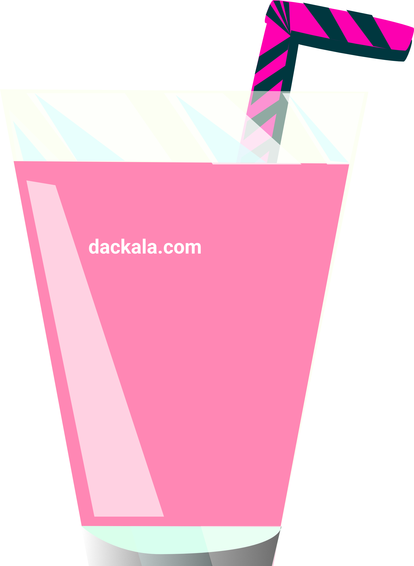 Raspberry Juice - Drinks - Clipart