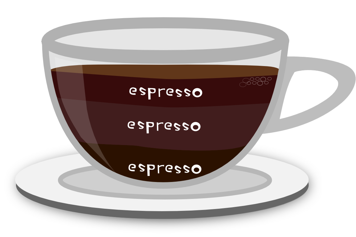 Triplo Espresso - Clipart