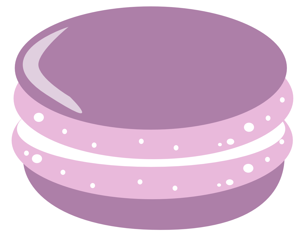Purple Macaron - Dessert