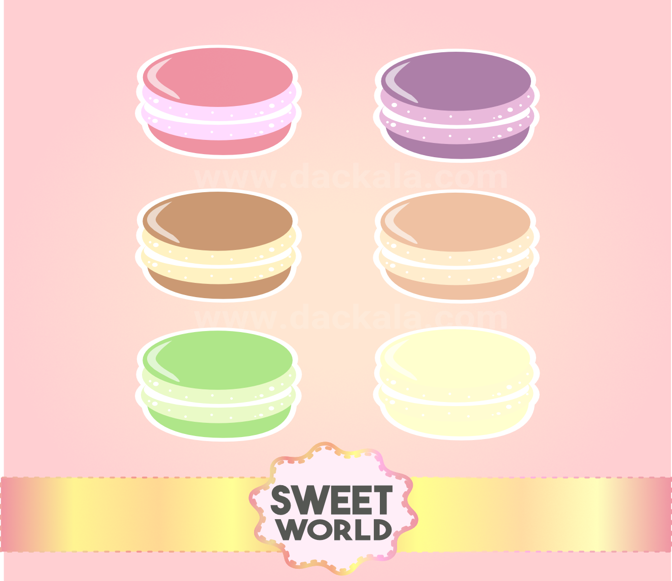 Macarons Poster - Desserts