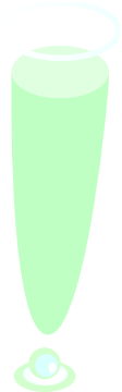 Green Cocktail in a long Glass