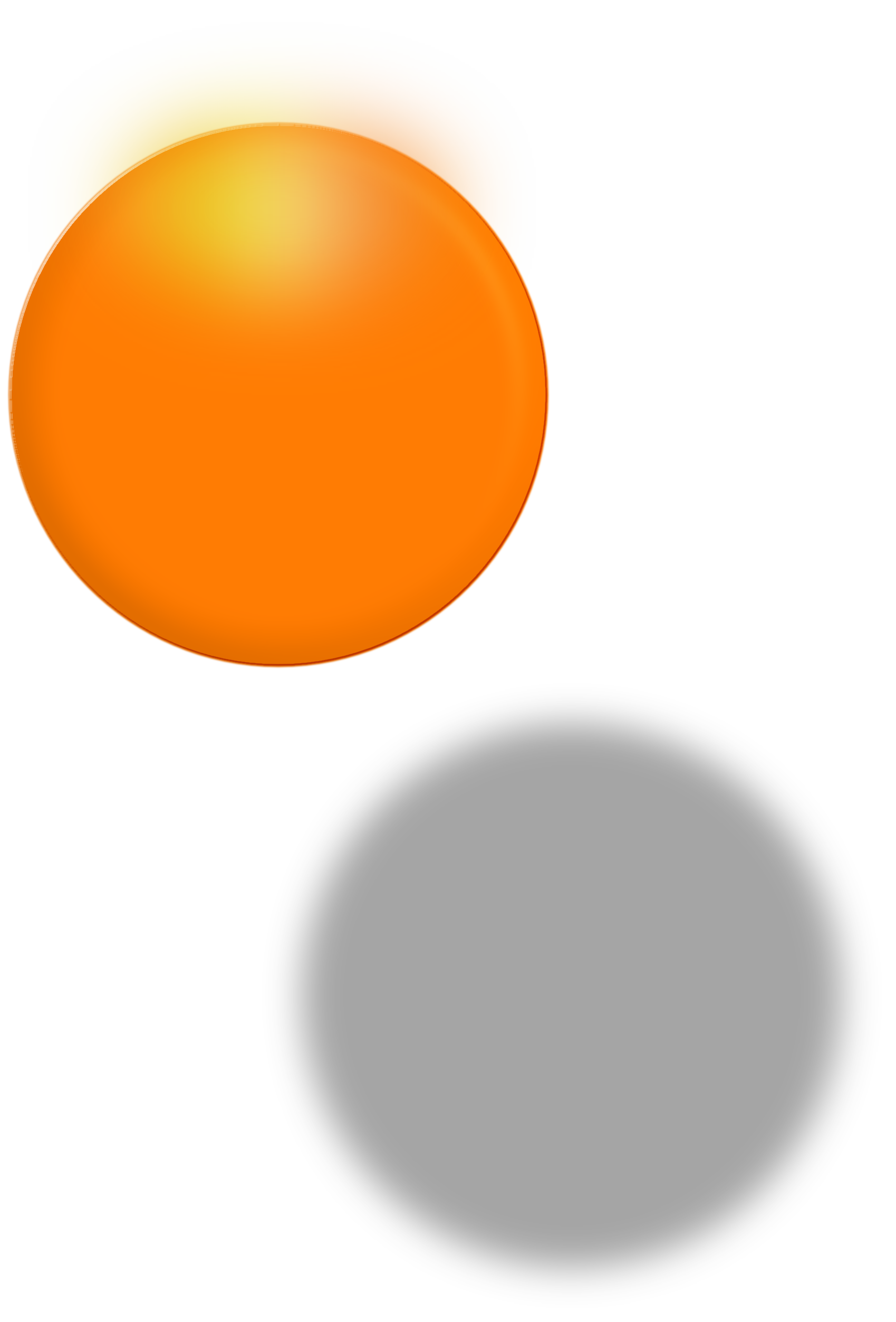 Beach Ball - Bouncing Ball - Orange Ball
