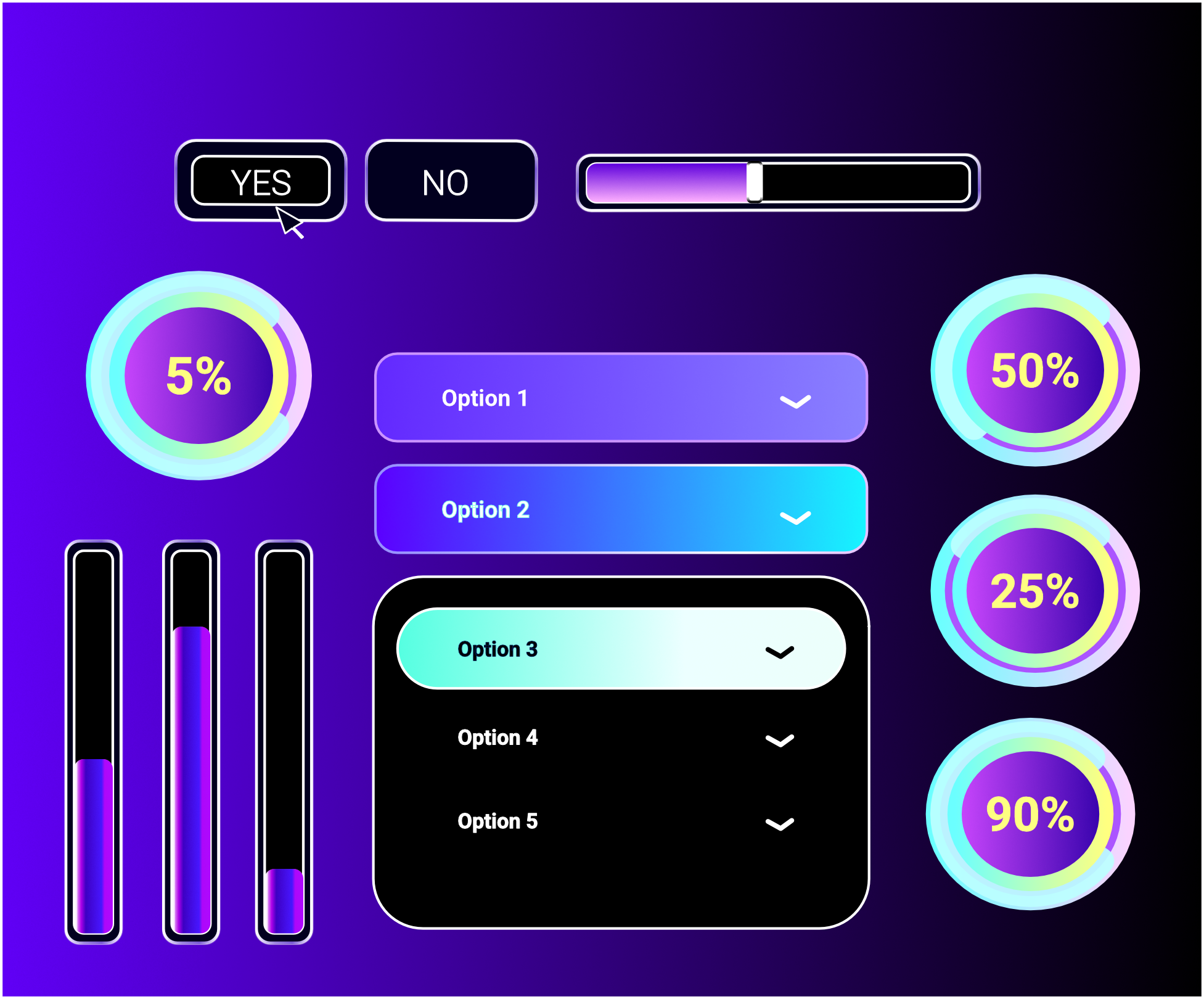 Software Buttons - UI and UX Design - App Buttons