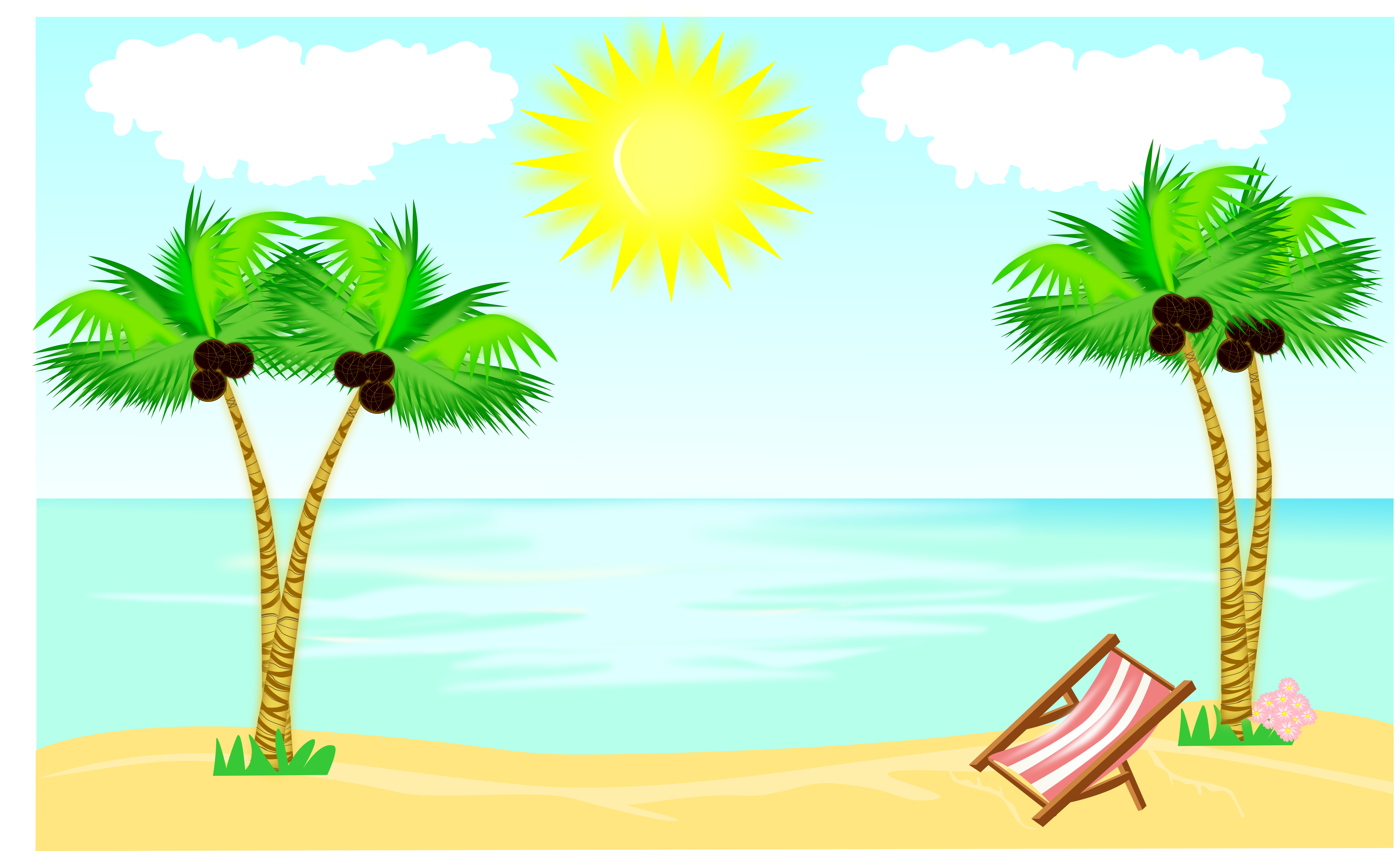 Sea Beach - Summer Clipart 2