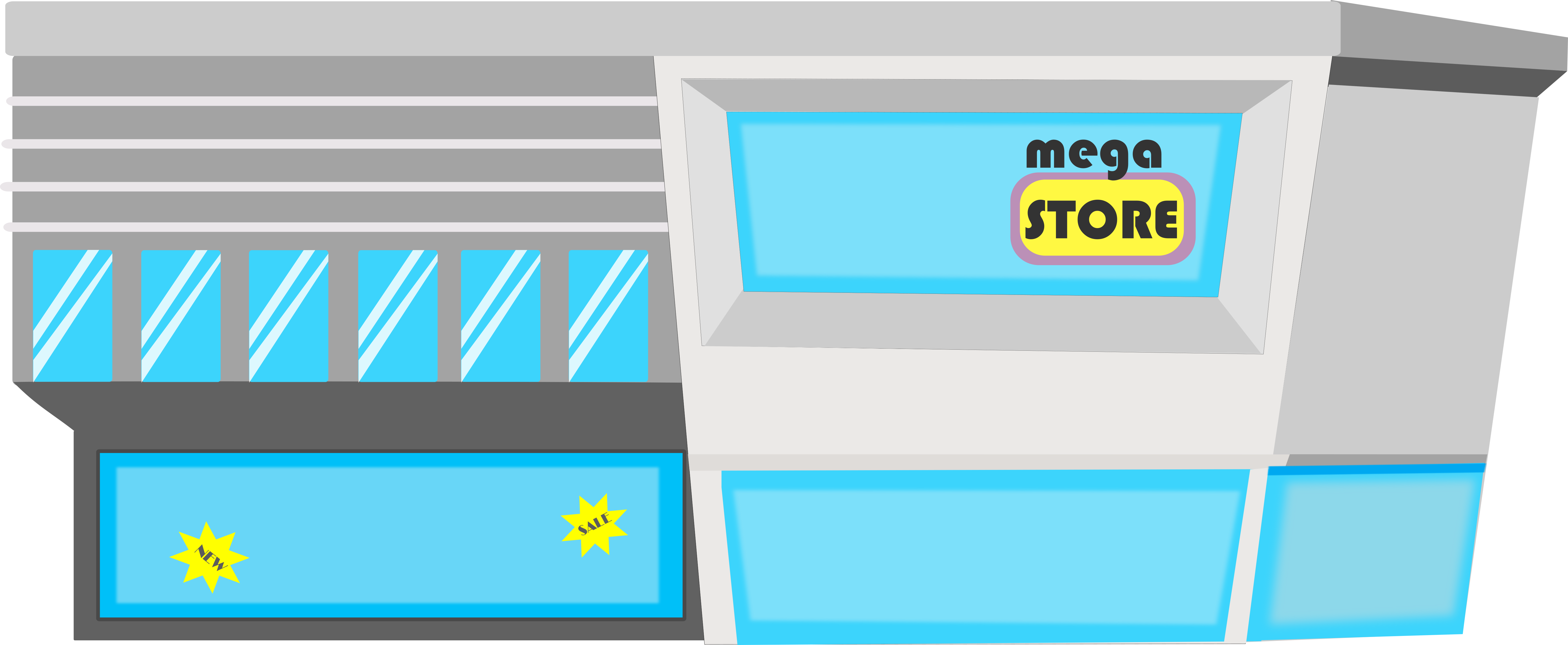 Mega Store Clipart - Color