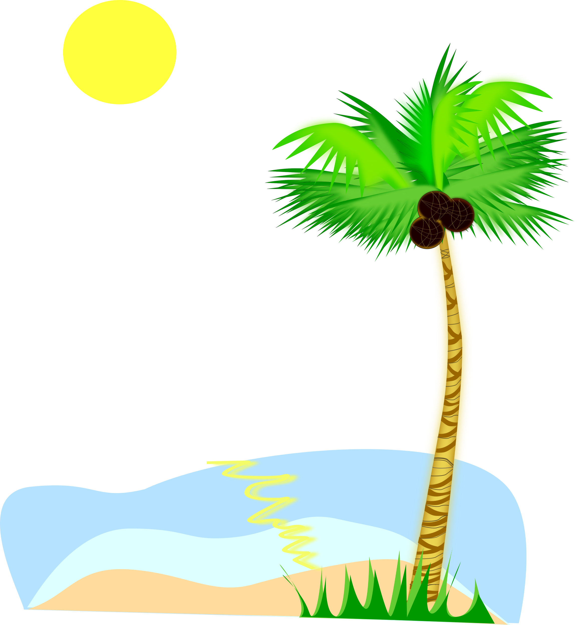 Summer Beach Scenery