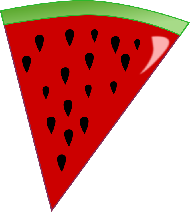 Watermelon - Simple Clipart