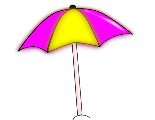 Pink Beach Umbrella for Summer