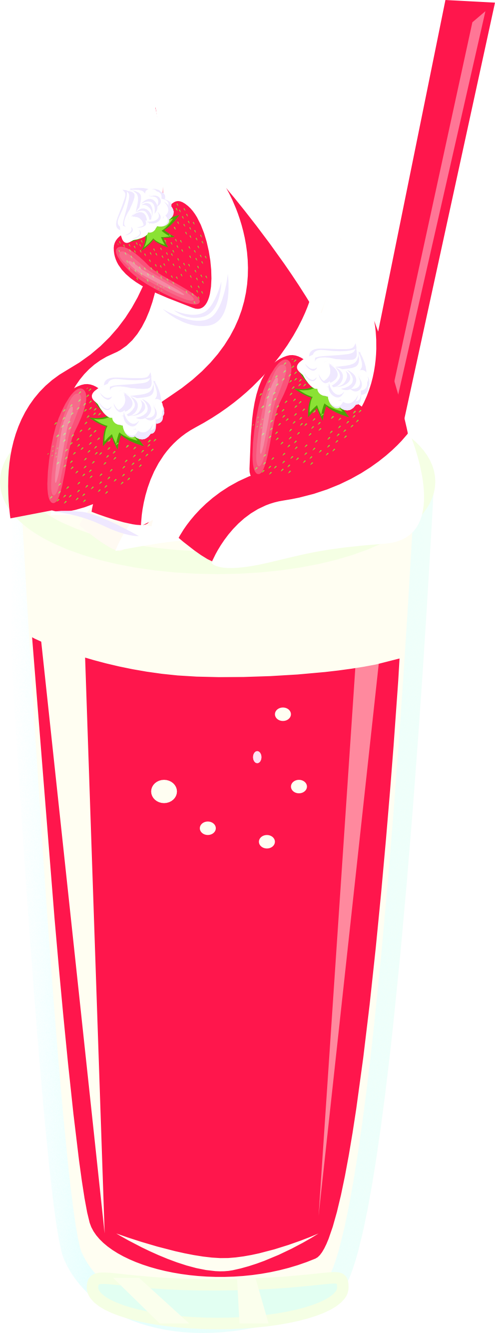 Strawberry Shake with Syrup - Without BG