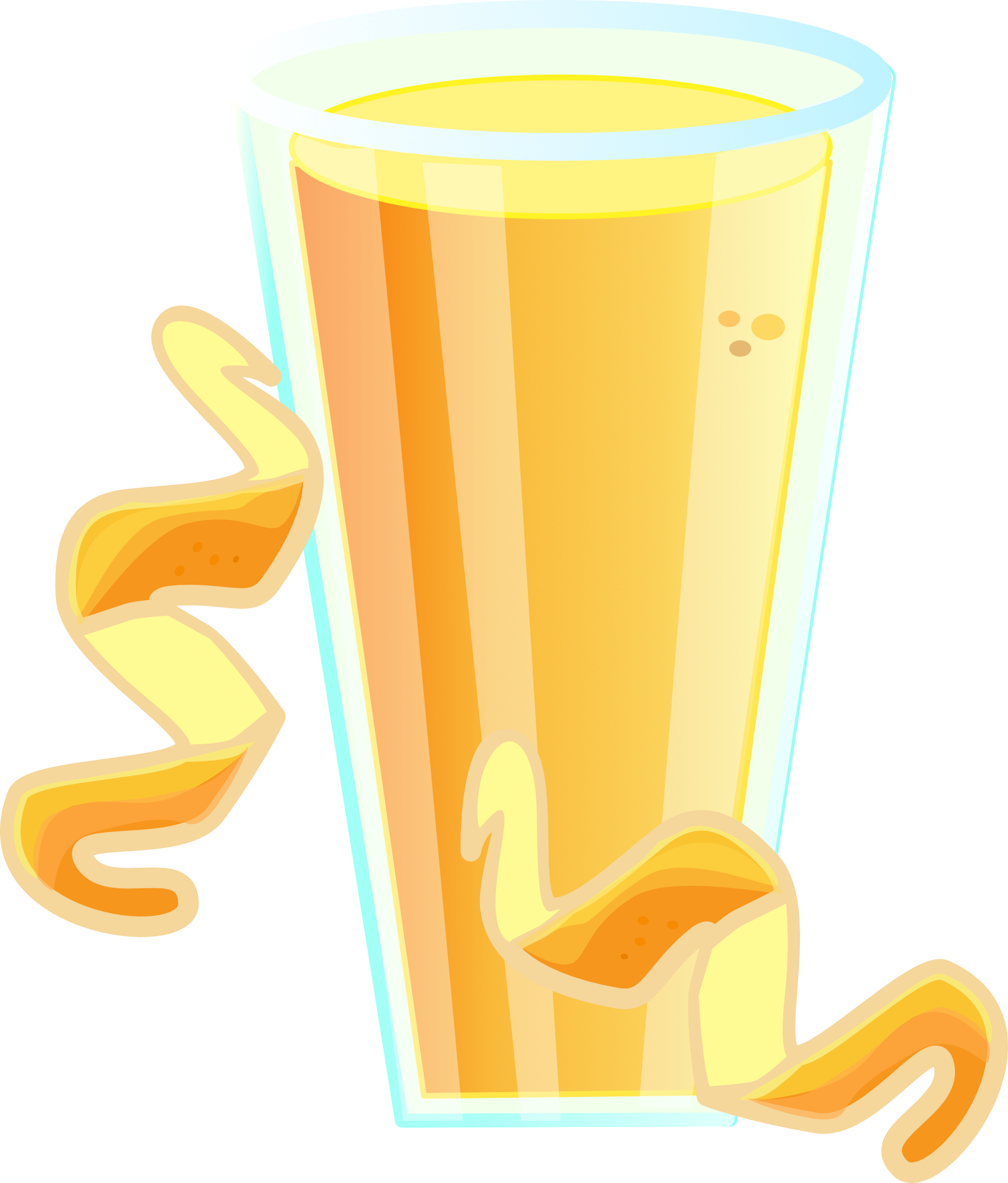 Orange Juice with Orange Peel
