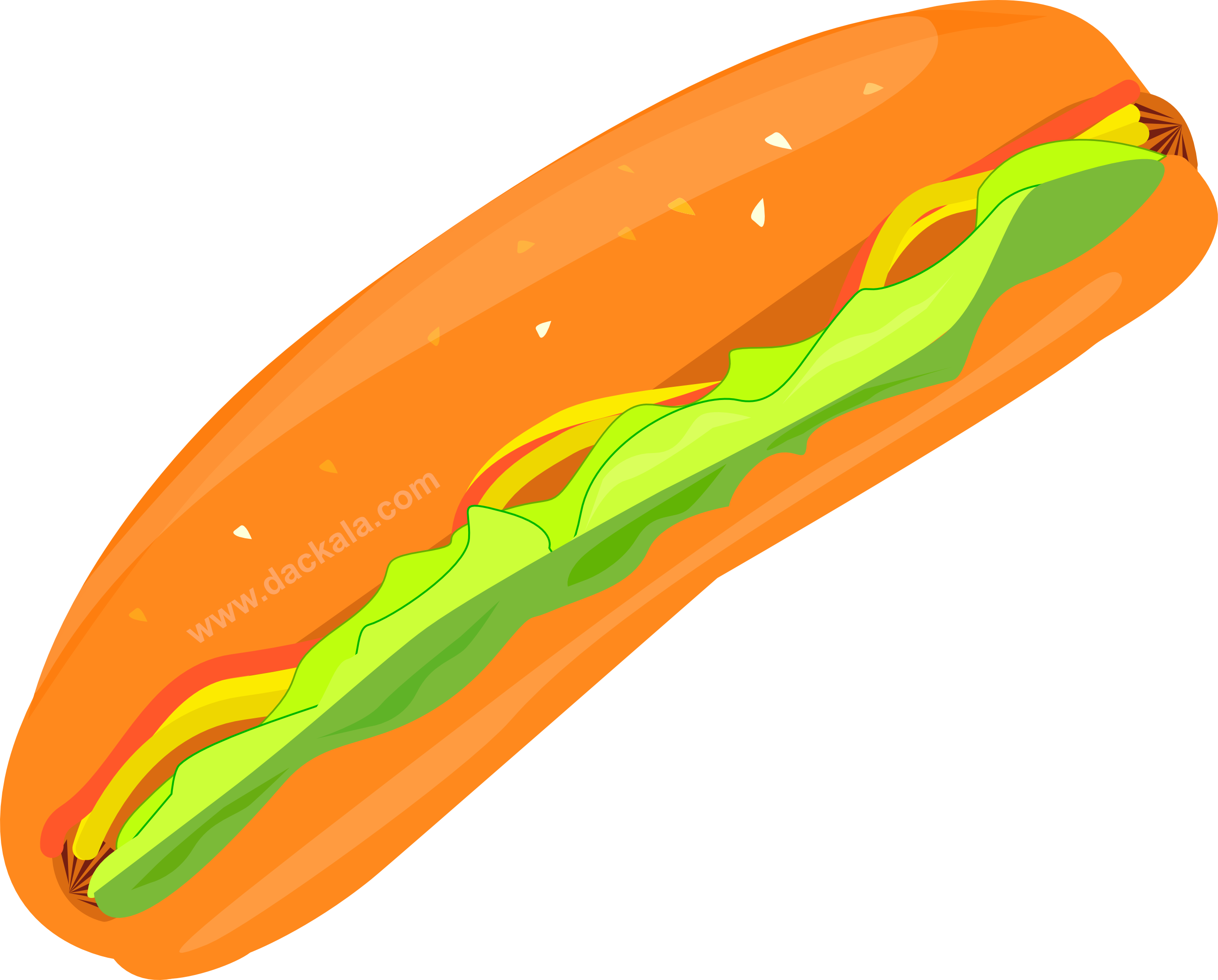 Hot Dog Vector Art