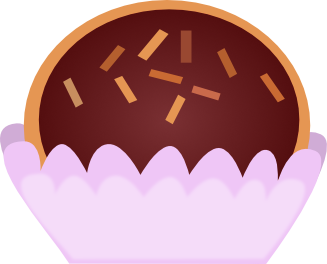 Caramel Praline Vector Art