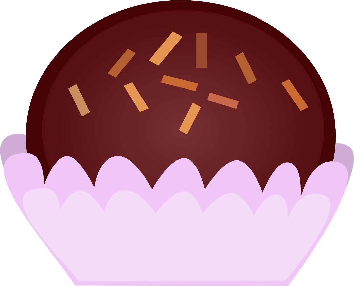 Chocolate Praline Vector Art