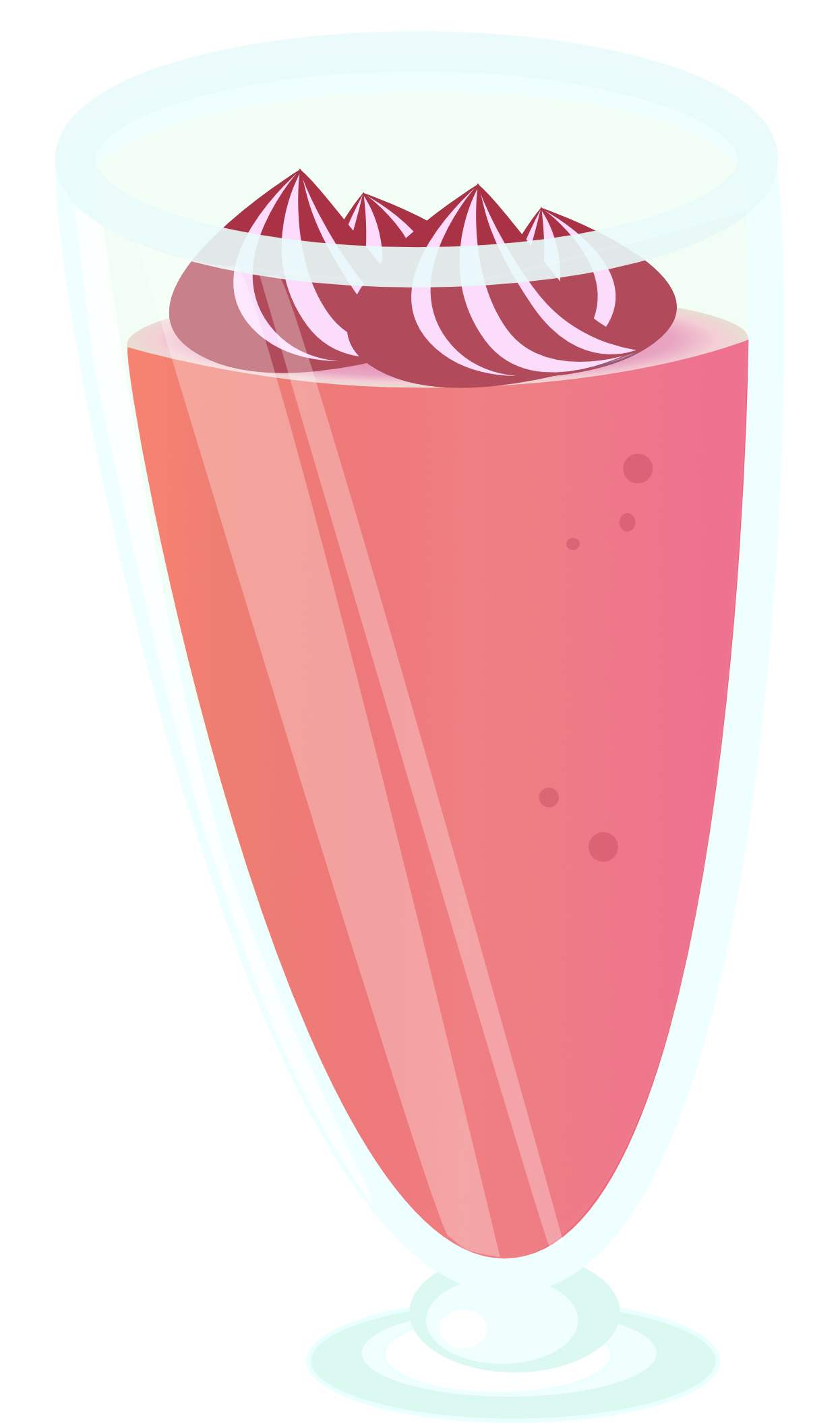 Strawberry Shake  - Vector Clipart