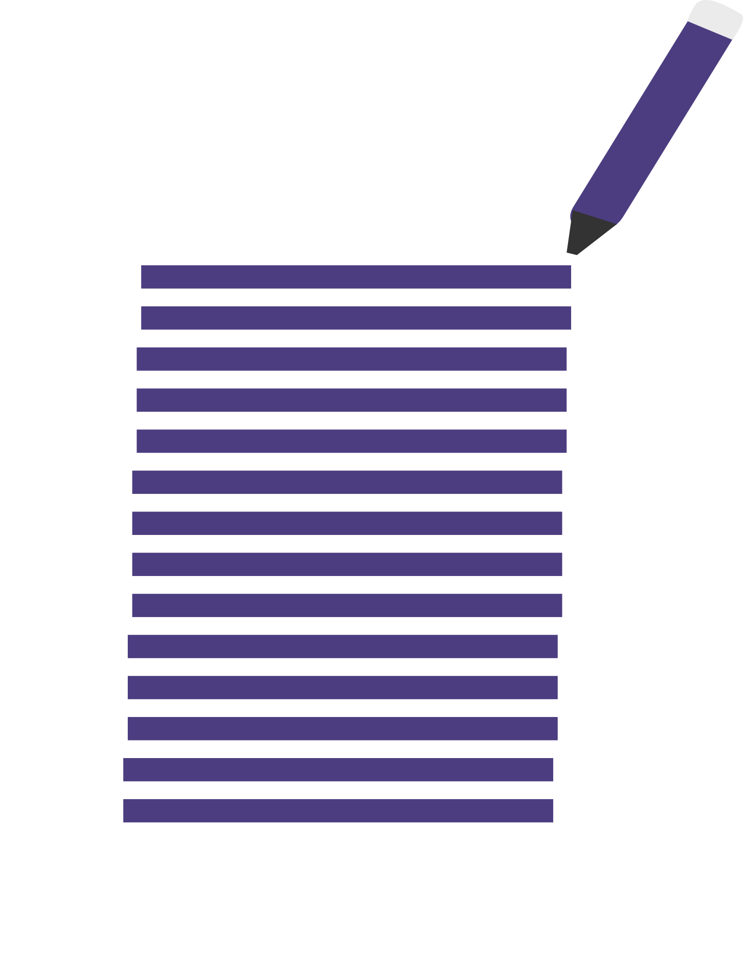 Writing Clipart - Vector Design