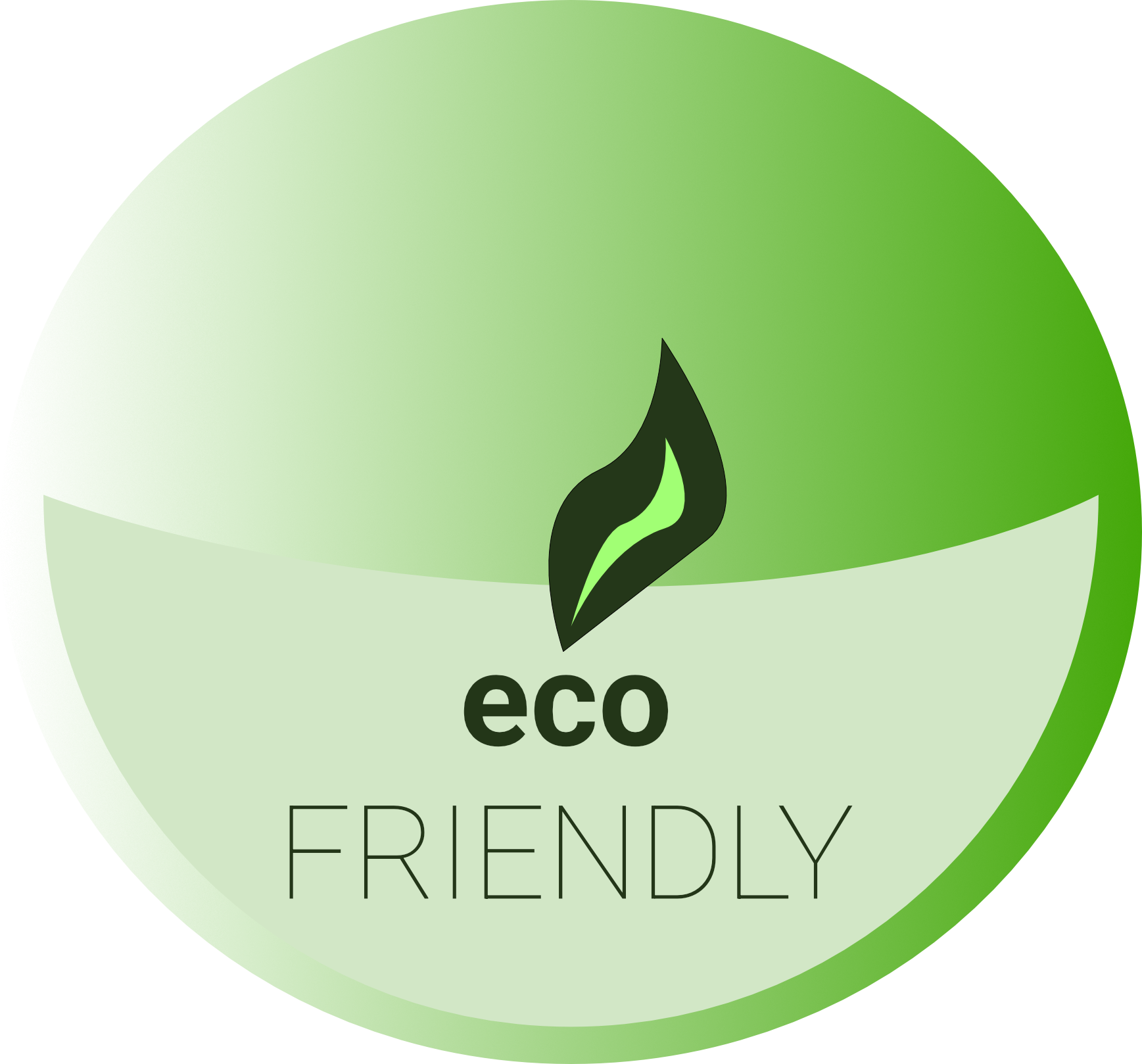 Eco Friendly Sticker Clipart Free