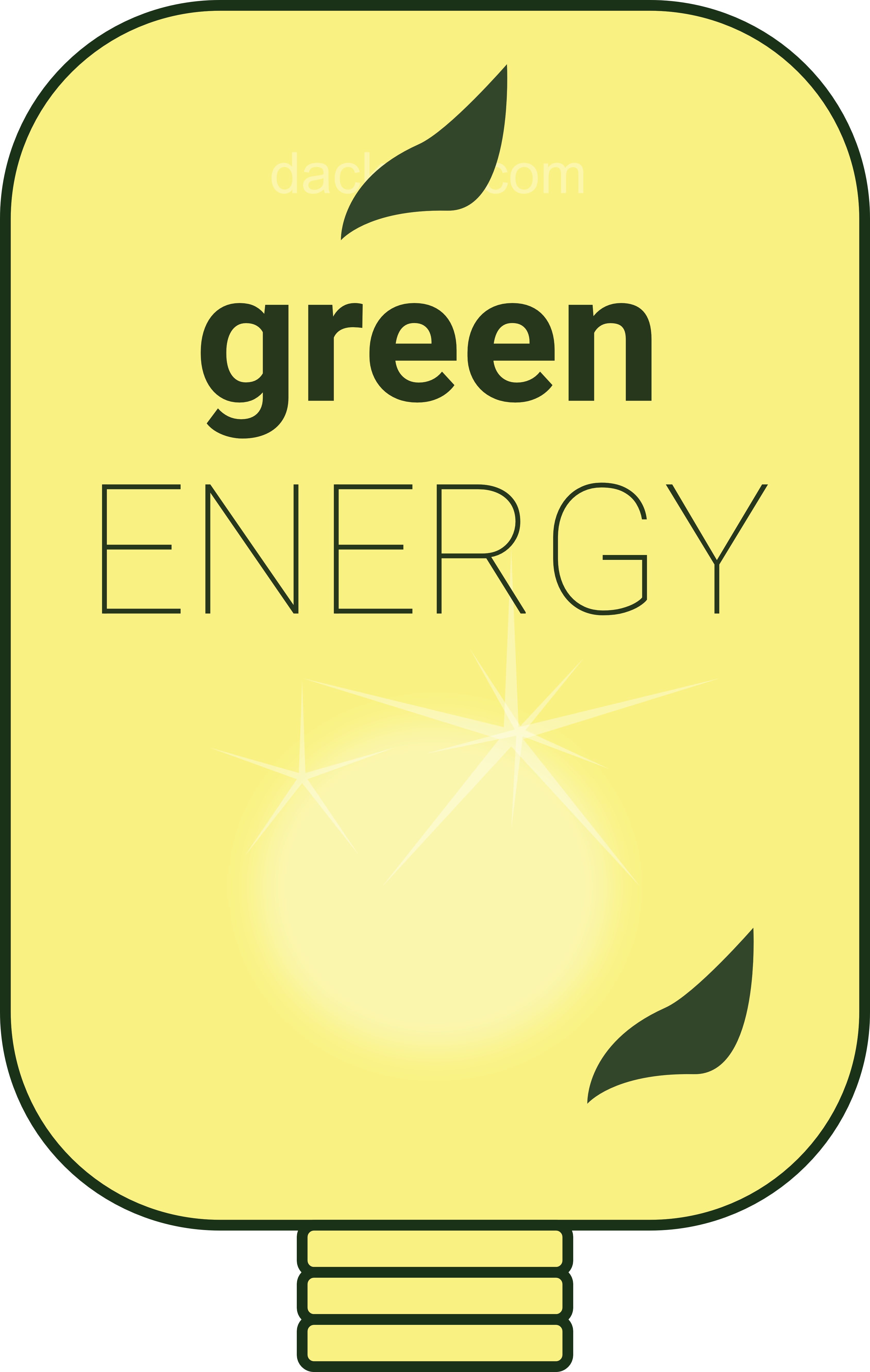 Go Green Clipart - Vector Design Graphics